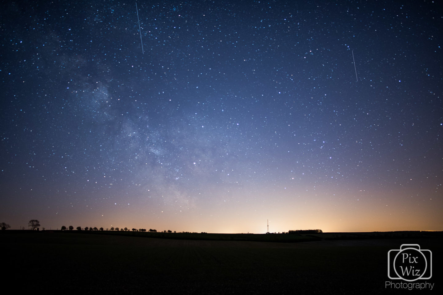 Milky Way over a Lincolnshire field