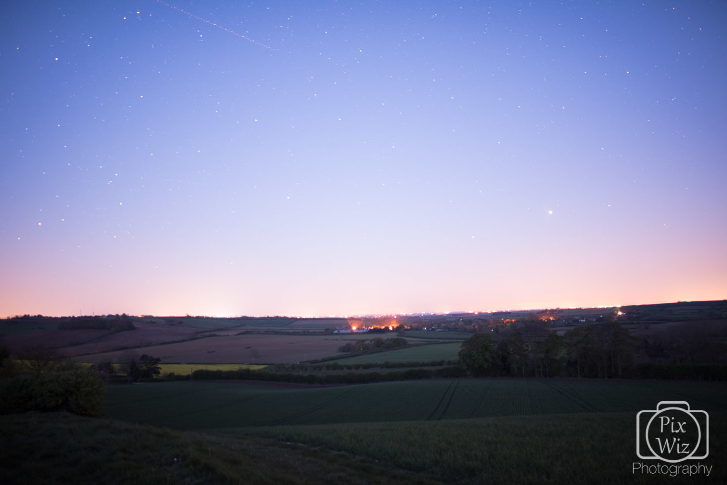 Night sky over Belchford as dawn approaches.The Milky Way over Belchford as dawn approaches.